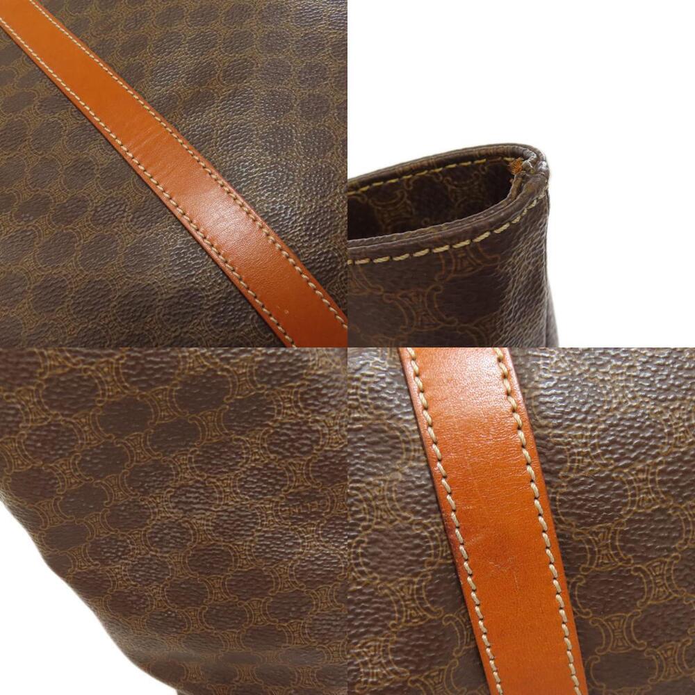 Celine Macadam Leather Brown Tote Bag - Picture 8 of 11